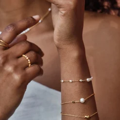 byBiehl® Danmark Perlearmbånd|Guldarmbånd<Aura Flow armbånd