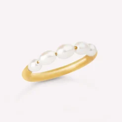 byBiehl® Danmark Perleringe|Guldringe<Aura ring