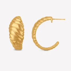 byBiehl® Danmark Guldøreringe|Hoops<Dunes Hoops Large