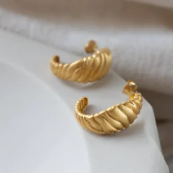 byBiehl® Danmark Guldøreringe|Hoops<Dunes Hoops Large