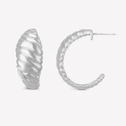 byBiehl® Danmark Sølvøreringe|Hoops<Dunes Hoops Large