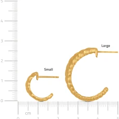 byBiehl® Danmark Guldøreringe|Hoops<Dunes Hoops Small