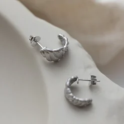 byBiehl® Danmark Sølvøreringe|Hoops<Dunes Hoops Small