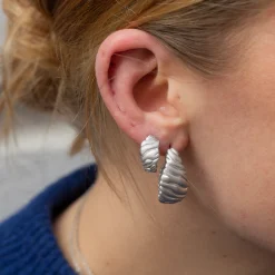byBiehl® Danmark Sølvøreringe|Hoops<Dunes Hoops Small