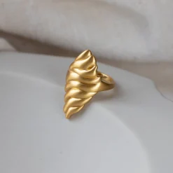 byBiehl® Danmark Guldringe<Dunes Large ring