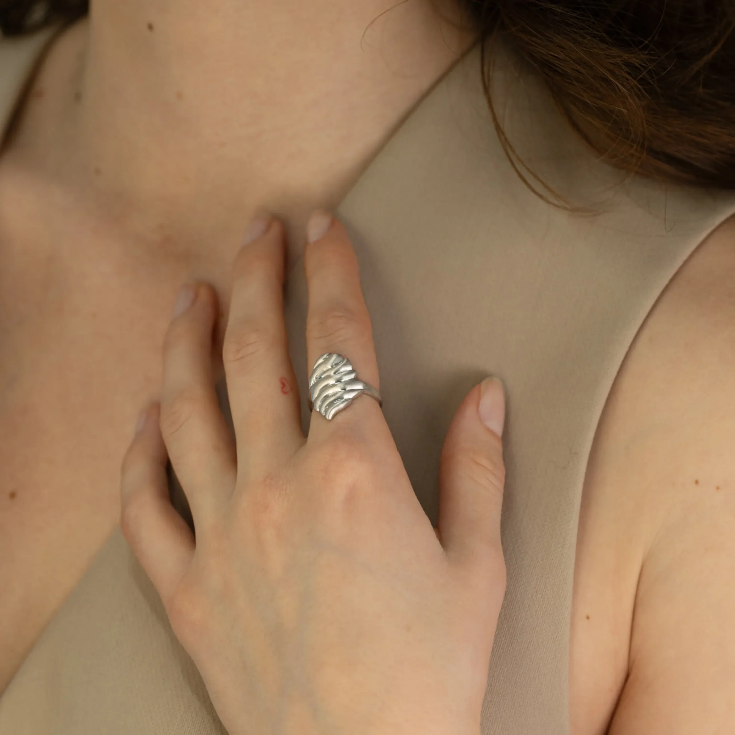 byBiehl® Danmark Sølvringe<Dunes ring