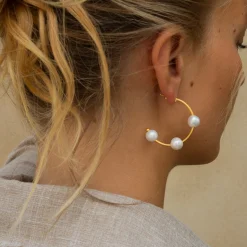 byBiehl® Danmark Perleøreringe|Guldøreringe<Emily Select Hoops