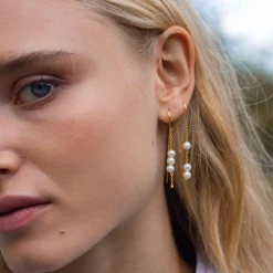 byBiehl® Danmark Perleøreringe|Guldøreringe<Emily String