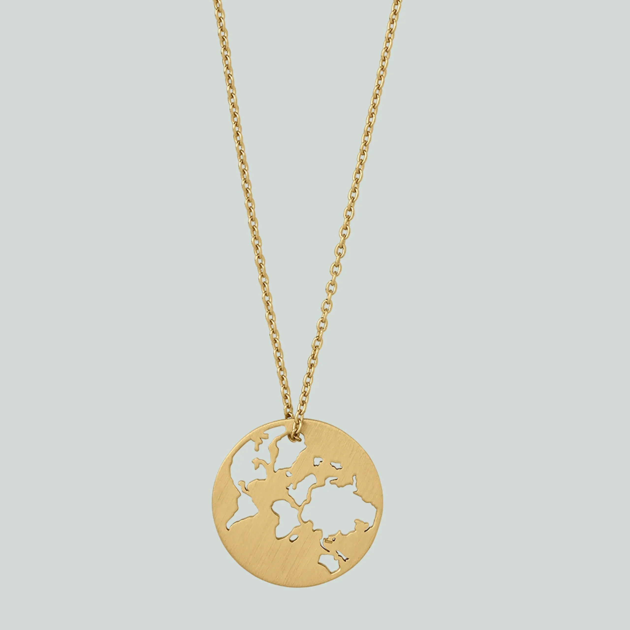 byBiehl® Danmark Guldhalskæder<Fine Beautiful World halskæde 22 mm