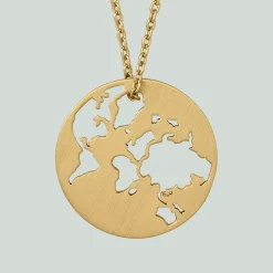 byBiehl® Danmark Guldhalskæder<Fine Beautiful World halskæde 22 mm