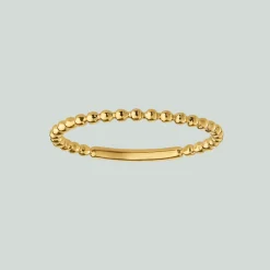 byBiehl® Danmark Guldringe<Fine Bobble Ring