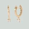 byBiehl® Danmark Diamantøreringe|Guldøreringe<Fine Diamant Hoop
