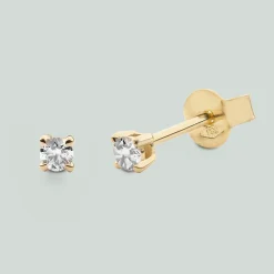 byBiehl® Danmark Diamantøreringe|Guldøreringe<Fine Diamant Studs