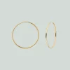 byBiehl® Danmark Guldøreringe|Hoops<Fine Hoops Large