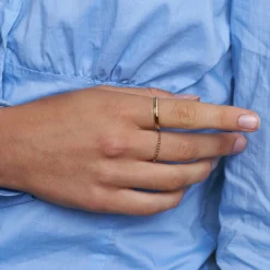 byBiehl® Danmark Guldringe<Fine Plain Ring