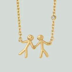 byBiehl® Danmark Diamanthalskæder|Guldhalskæder<Fine Together My Love Halskæde