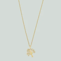 byBiehl® Danmark Diamanthalskæder|Guldhalskæder<Fine Tree of Life Sparkle Halskæde