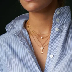 byBiehl® Danmark Diamanthalskæder|Guldhalskæder<Fine Unlock Happiness Halskæde