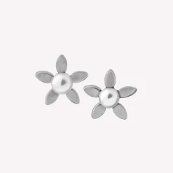 byBiehl® Danmark Perleøreringe|Sølvøreringe<Forget-me-not perle ørestikker