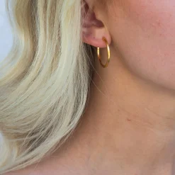 byBiehl® Danmark Guldøreringe|Hoops<Grace Hoop Large