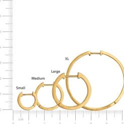 byBiehl® Danmark Guldøreringe|Hoops<Grace Hoop Large