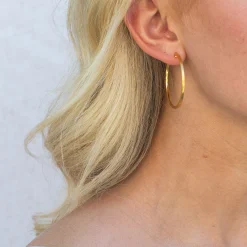 byBiehl® Danmark Guldøreringe|Hoops<Grace Hoop XL