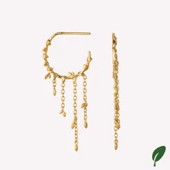 byBiehl® Danmark Guldøreringe|Hoops<Jungle Ivy Hoops
