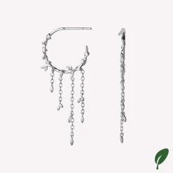 byBiehl® Danmark Sølvøreringe|Hoops<Jungle Ivy Hoops
