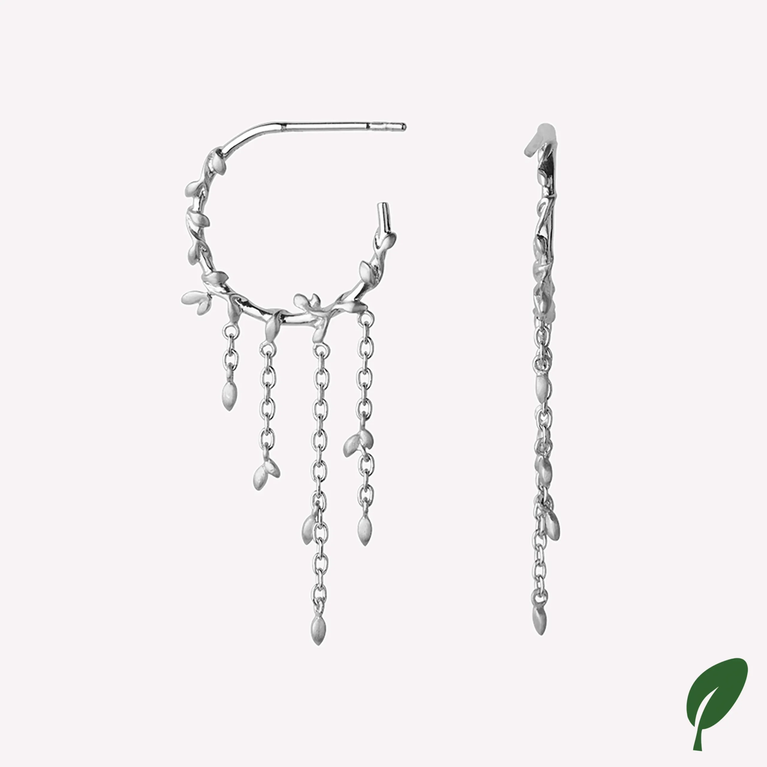 byBiehl® Danmark Sølvøreringe|Hoops<Jungle Ivy Hoops