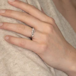 byBiehl® Danmark Sølvringe<Jungle Ivy Sparkle ring