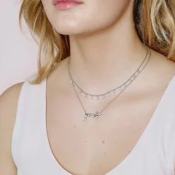 byBiehl® Danmark Sølvhalskæder<Jungle Vine Sparkle halskæde