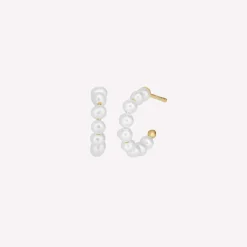 byBiehl® Danmark Perleøreringe|Guldøreringe<Mini Pearl Hoop