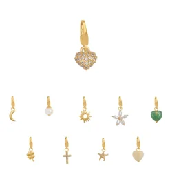 byBiehl® Danmark Charms<Mini Sparkle Heart Charm