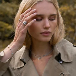 byBiehl® Danmark Sølvringe<Ocean Flow Duo ring