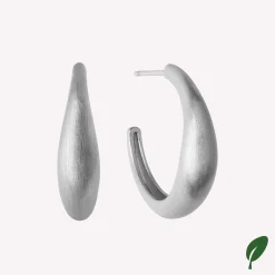 byBiehl® Danmark Sølvøreringe|Hoops<Ocean Flow Hoop 21 mm