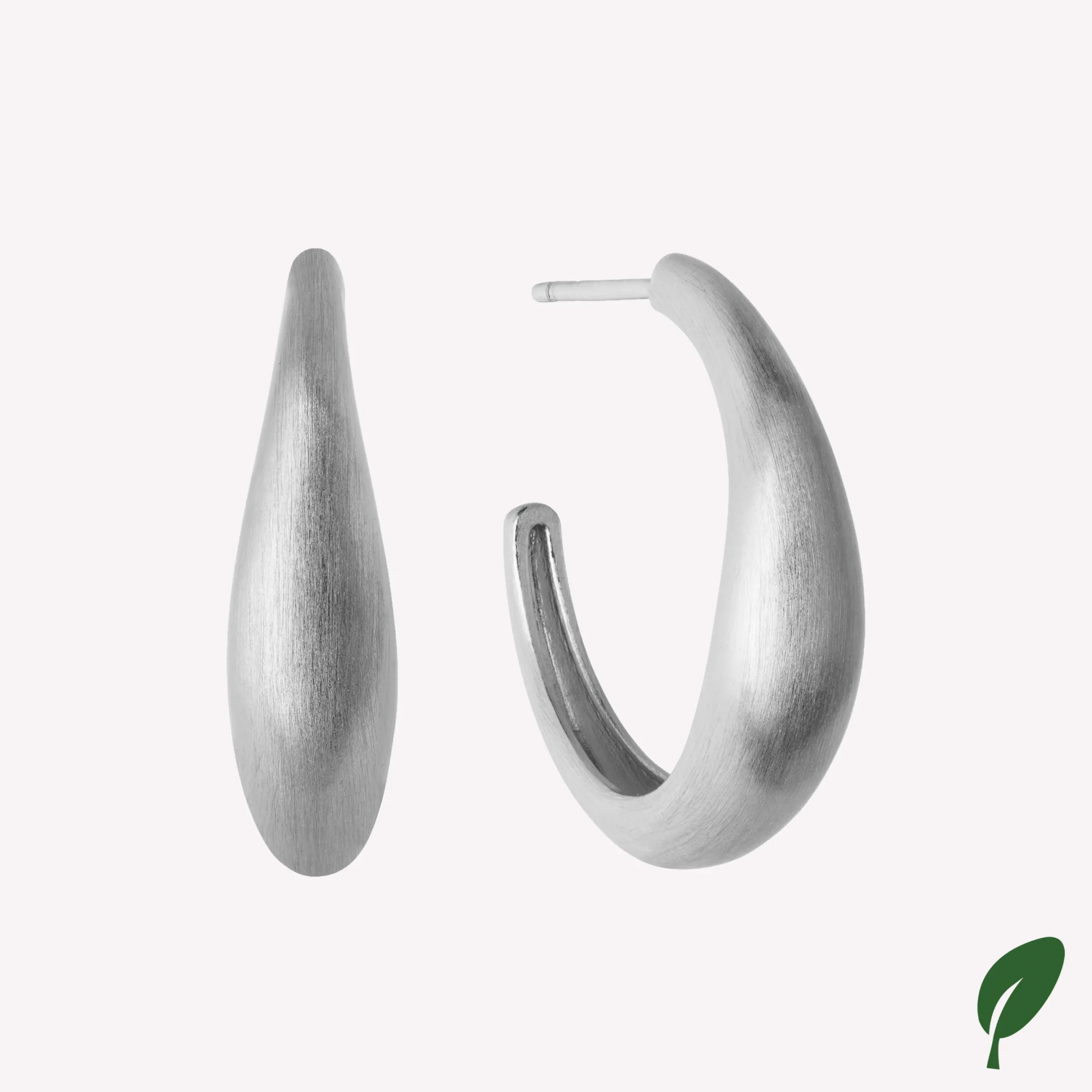 byBiehl® Danmark Sølvøreringe|Hoops<Ocean Flow Hoop 21 mm