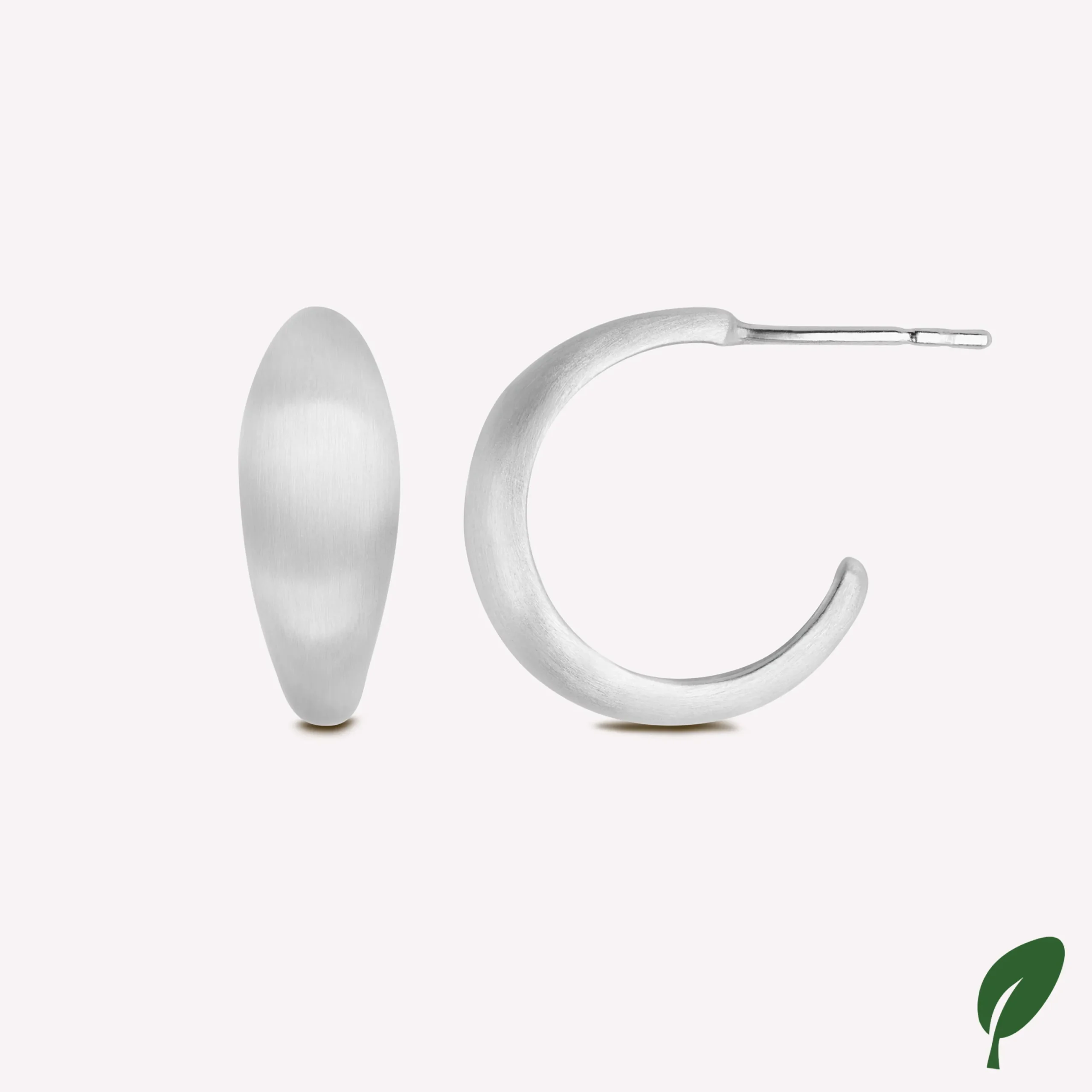 byBiehl® Danmark Sølvøreringe<Ocean Flow Hoops Medium