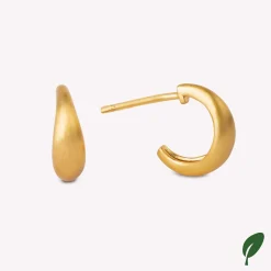 byBiehl® Danmark Guldøreringe<Ocean Flow Hoops Small