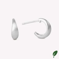 byBiehl® Danmark Sølvøreringe<Ocean Flow Hoops Small