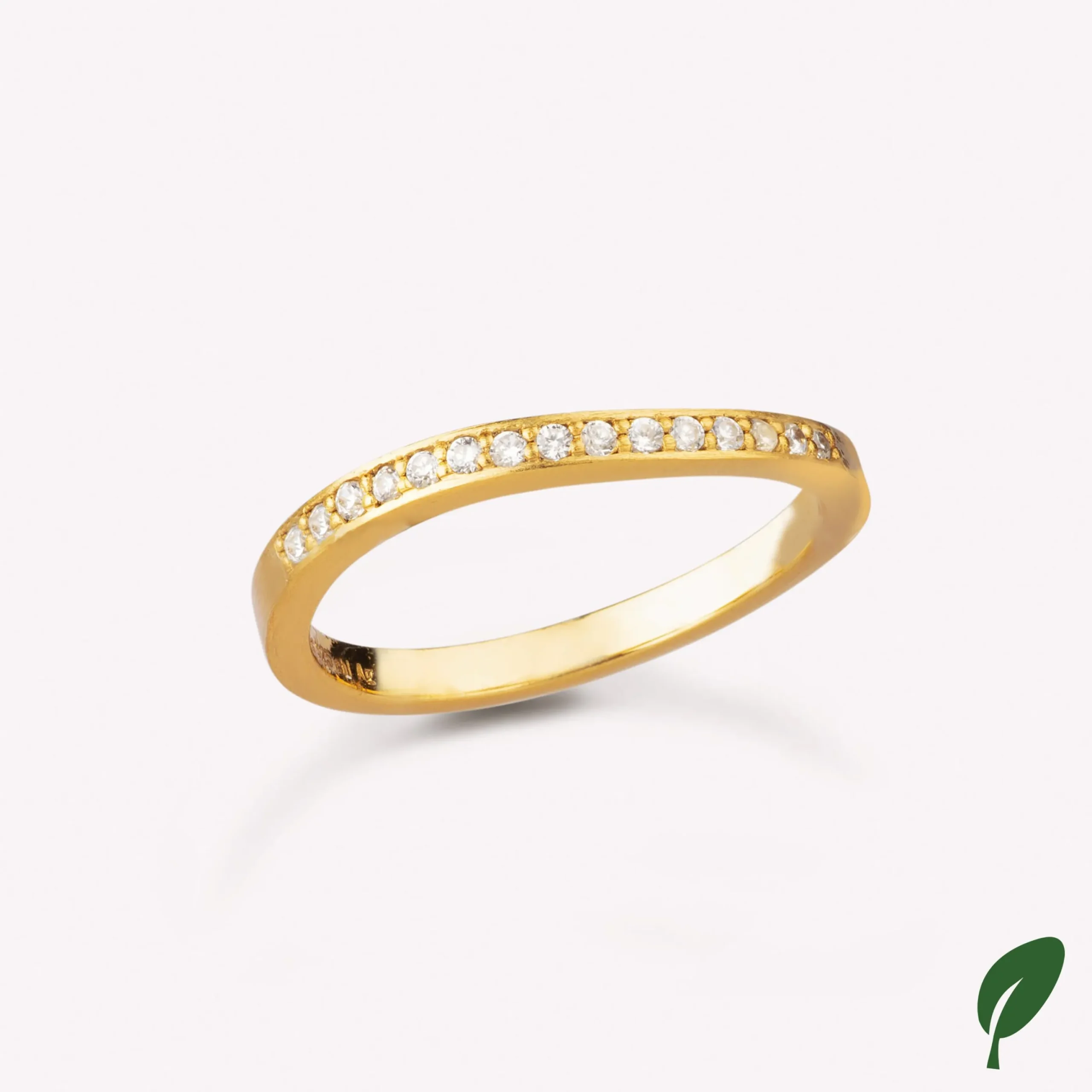 byBiehl® Danmark Guldringe<Ocean Flow Sparkle Band