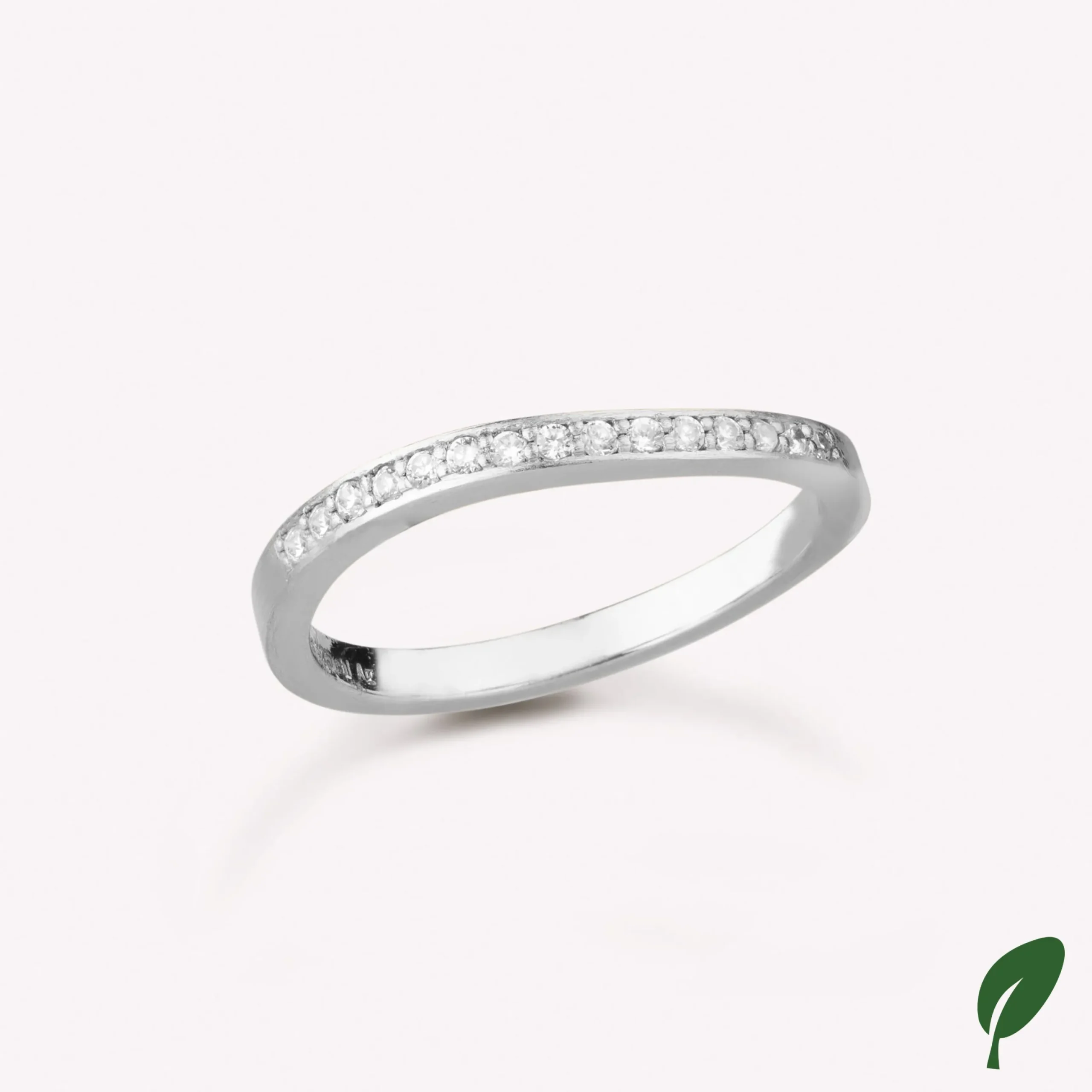 byBiehl® Danmark Sølvringe<Ocean Flow Sparkle Band