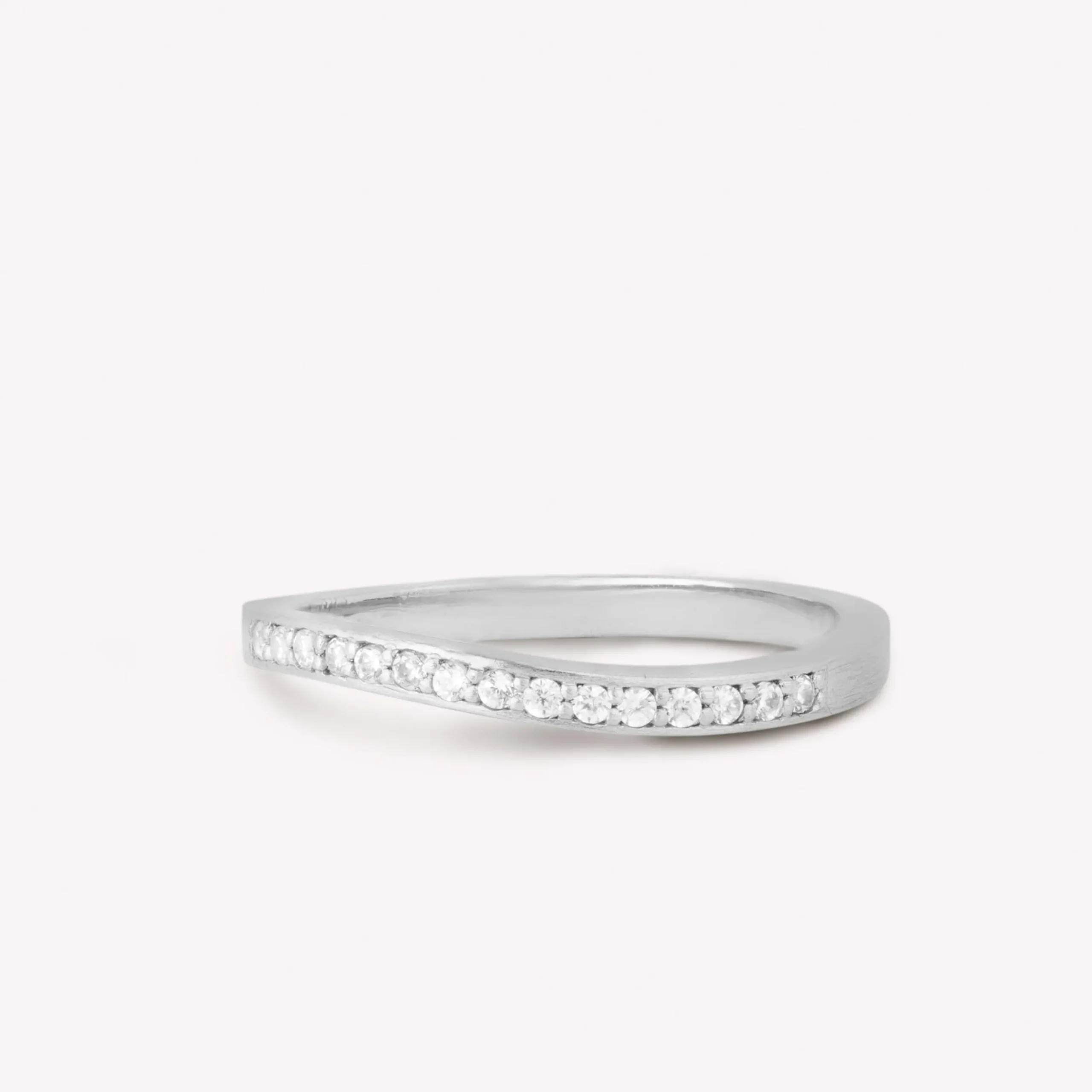 byBiehl® Danmark Sølvringe<Ocean Flow Sparkle Band