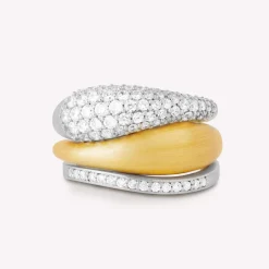 byBiehl® Danmark Sølvringe<Ocean Flow Sparkle ring