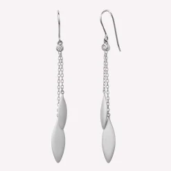 byBiehl® Danmark Sølvøreringe<Olive Duo øreringe