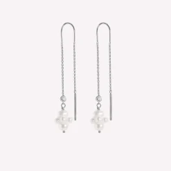 byBiehl® Danmark Perleøreringe|Sølvøreringe<Pearl Cluster Dangling
