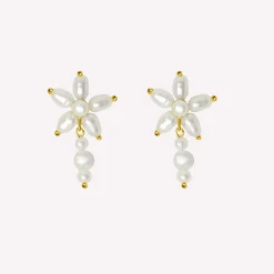byBiehl® Danmark Perleøreringe|Guldøreringe<Pearl Signature Earhanger Short