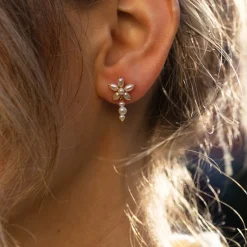 byBiehl® Danmark Perleøreringe|Guldøreringe<Pearl Signature Earhanger Short