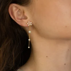 byBiehl® Danmark Perleøreringe|Guldøreringe<Pearl Signature Earhanger Long