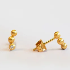 byBiehl® Danmark Sølvøreringe|Ørestikker<Pebbles 3 ørestikker