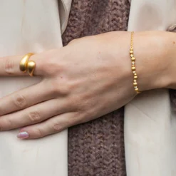 byBiehl® Danmark Guldarmbånd<Pebbles armbånd